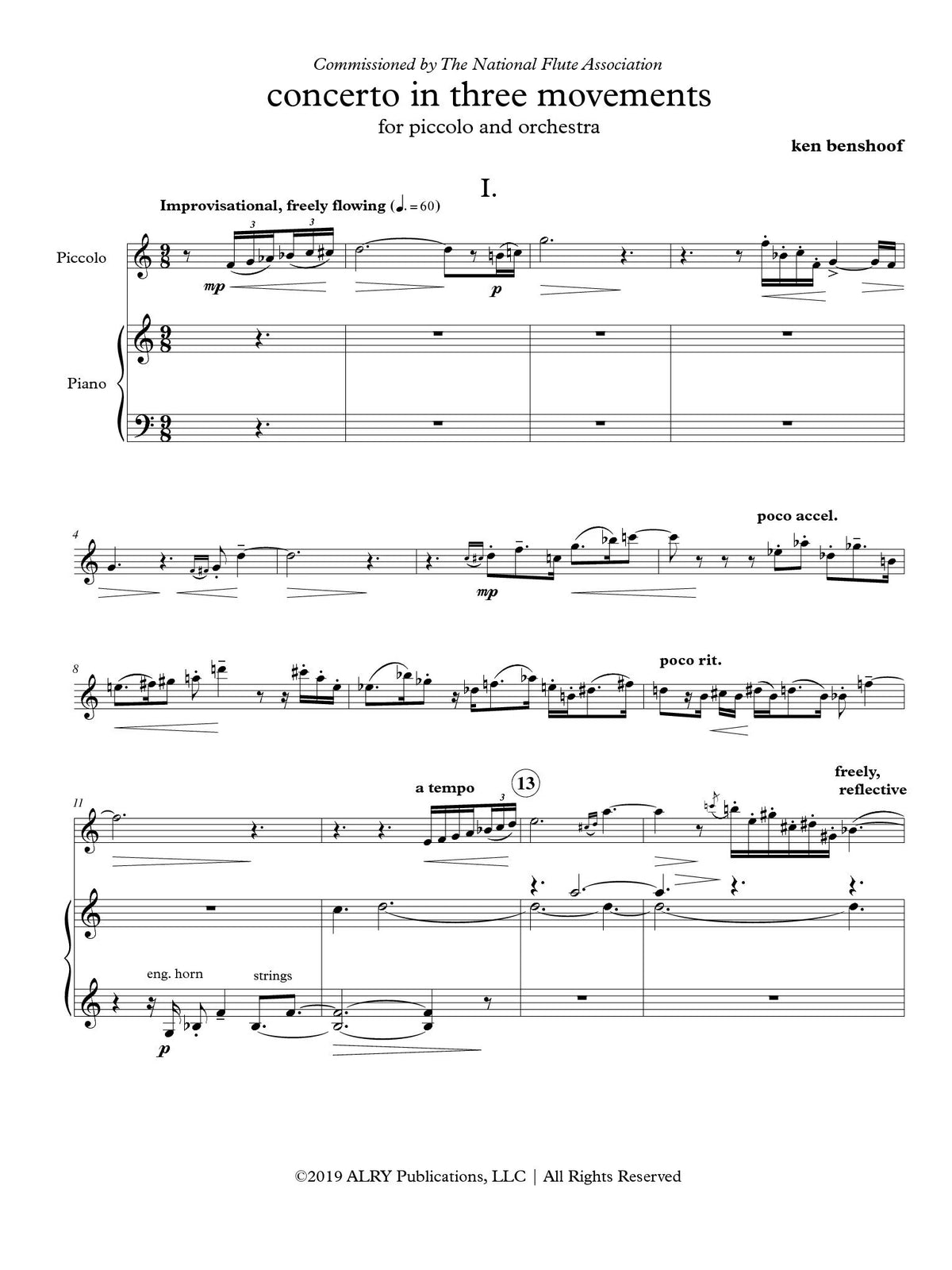 Benshoof, K :: Concerto in Three Movements