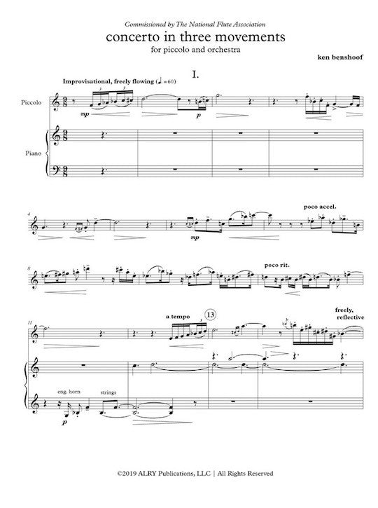 Benshoof, K :: Concerto in Three Movements