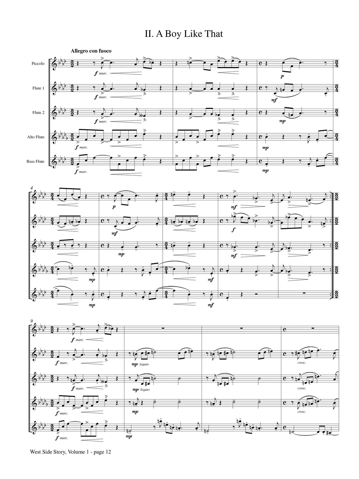 Bernstein, L :: West Side Story: Volume 1