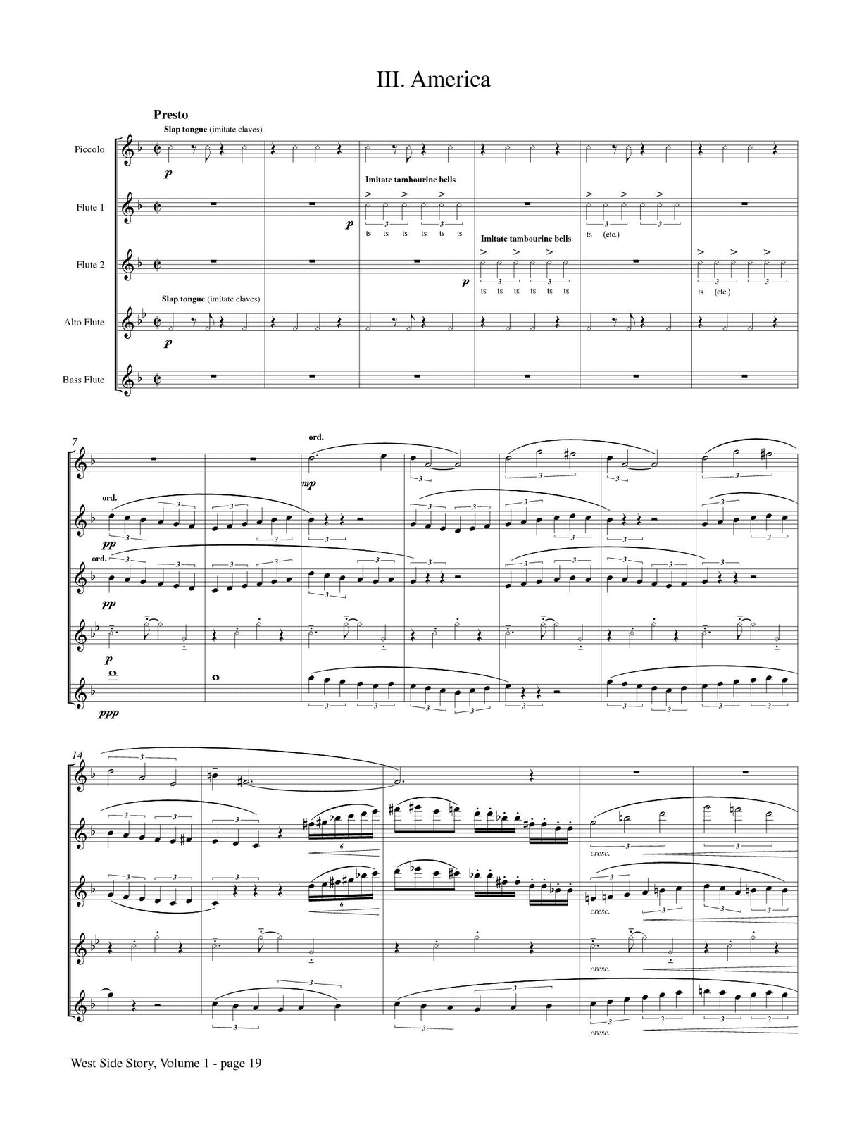 Bernstein, L :: West Side Story: Volume 1