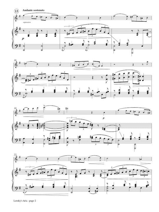 Tchaikovsky, PI :: Lensky's Aria (from the opera Eugene Onegin)