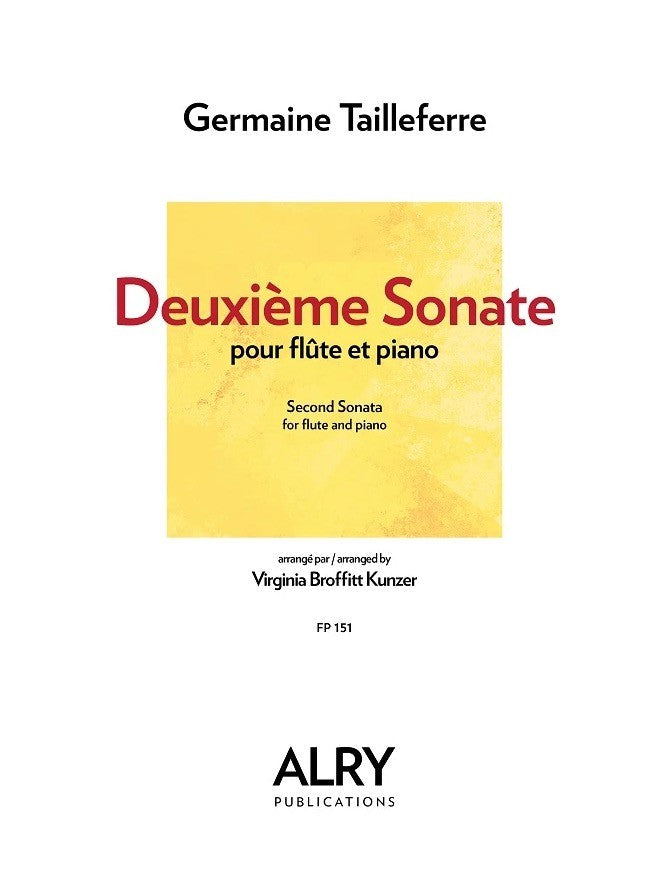 Tailleferre, G :: Deuxieme Sonate [Second Sonata]