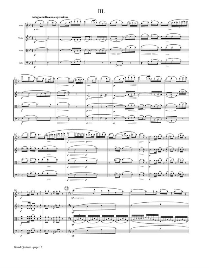 Kuhlau, F :: Grand Quatuor in D minor, op. 103