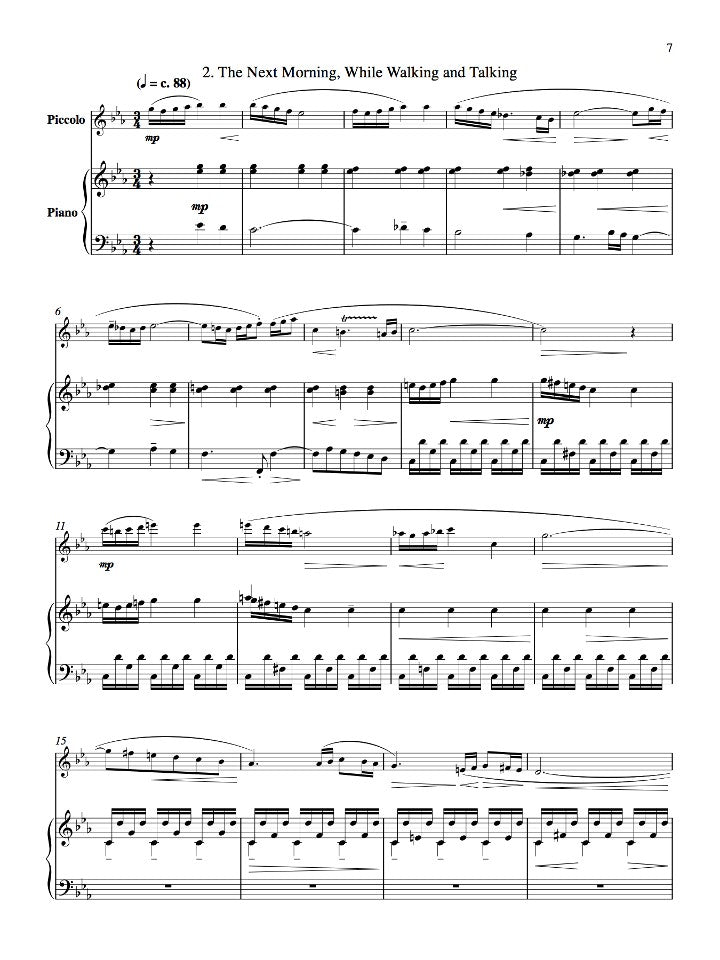 Schocker, G :: Piccolo Sonata No. 5  (A Small Opera in Four Scenes)