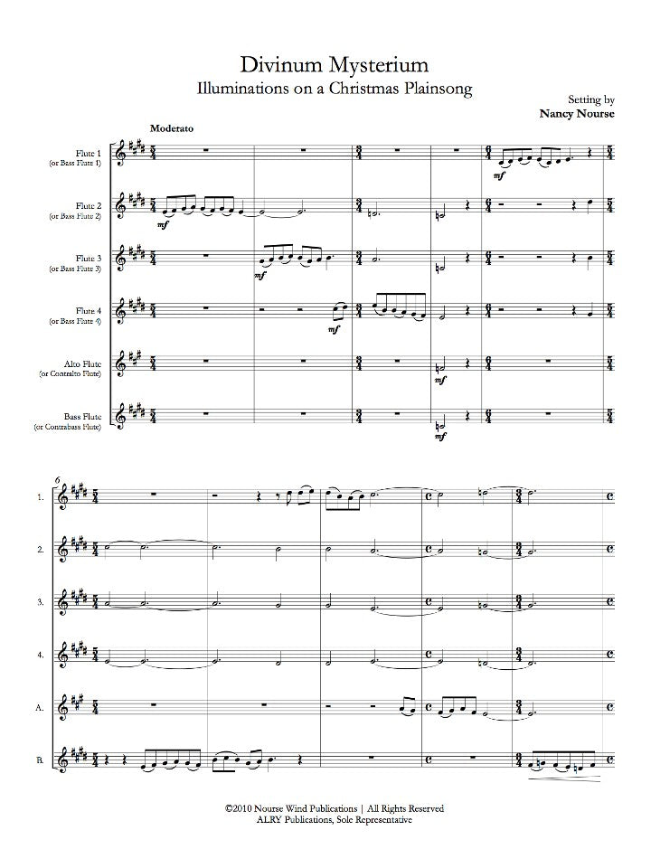 Nourse, N :: Divinum Mysterium (Illuminations on a Christmas Plainsong)