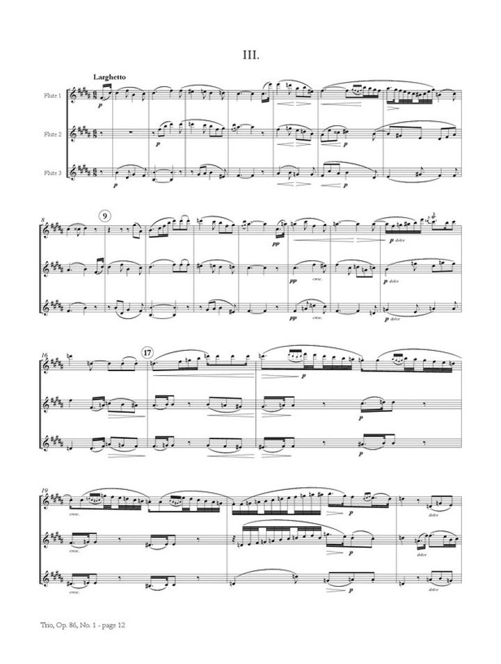 Kuhlau, F :: Trio No. 1 in E minor, Op. 86