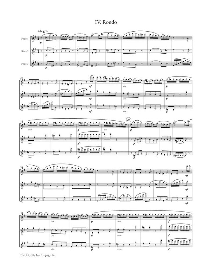 Kuhlau, F :: Trio No. 1 in E minor, Op. 86
