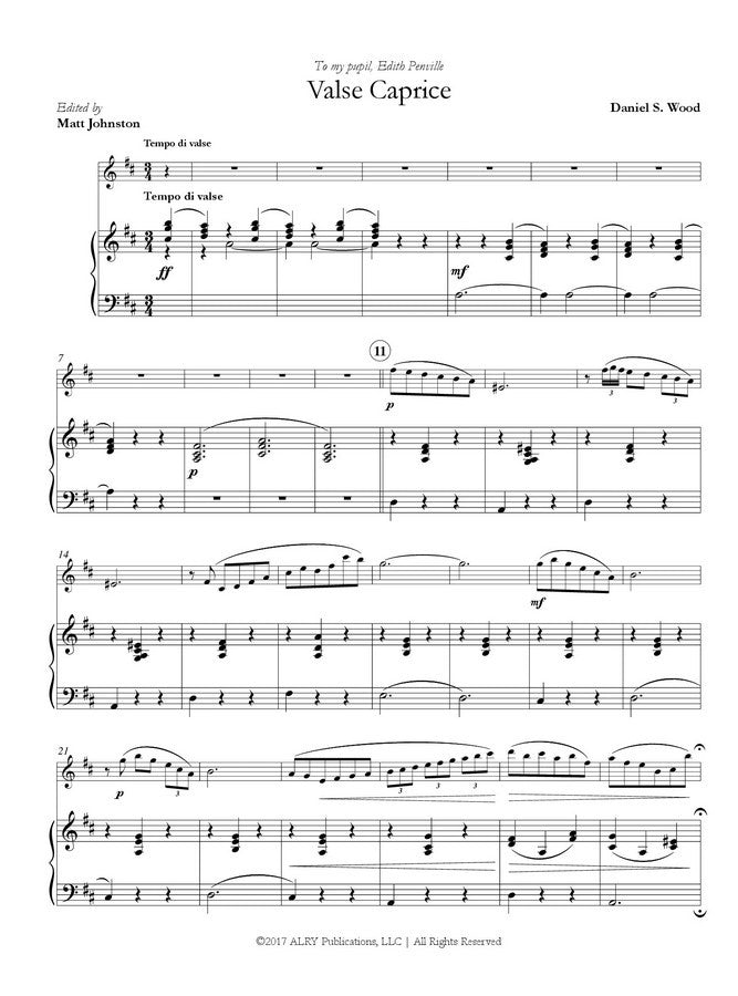 Wood, D :: Valse-Caprice