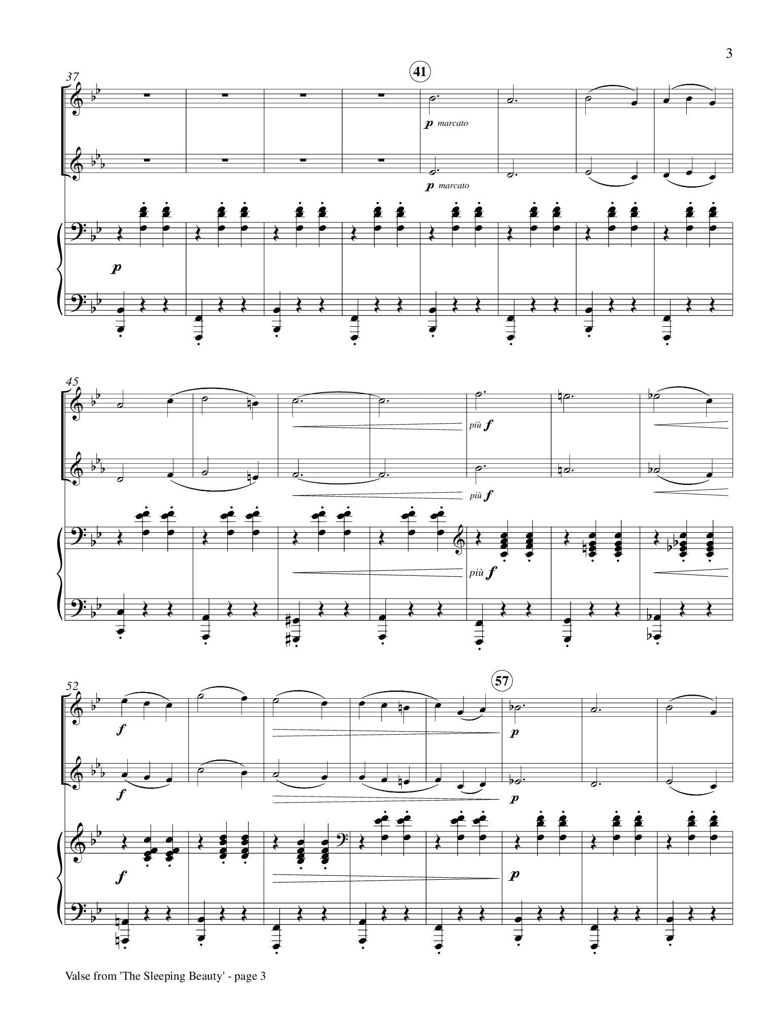 Tchaikovsky, P :: Valse from The Sleeping Beauty