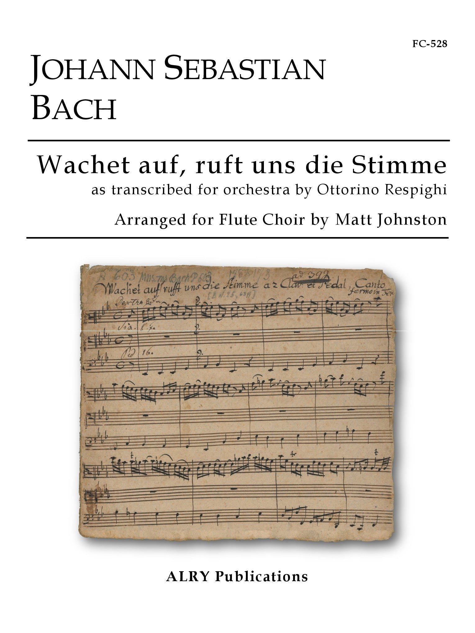 Bach, JC :: Wachet auf, ruft uns die Stimme