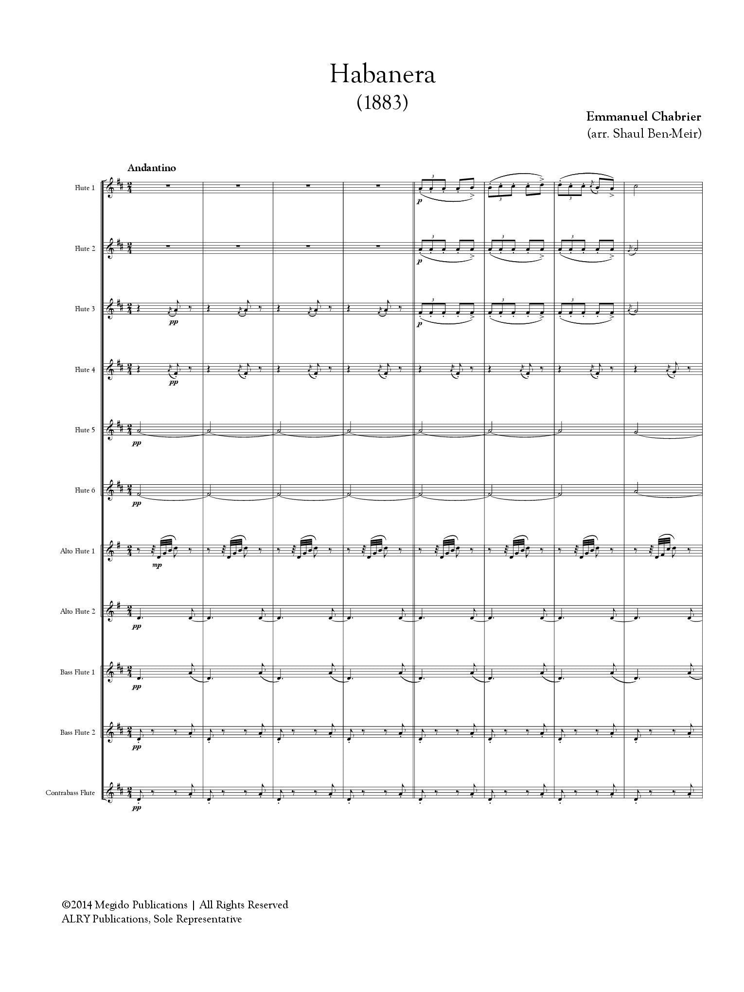 Chabrier, E :: Habanera