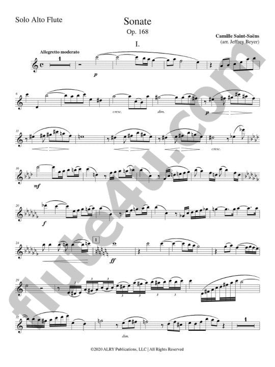 Saint-Saens, C :: Sonate, op. 168