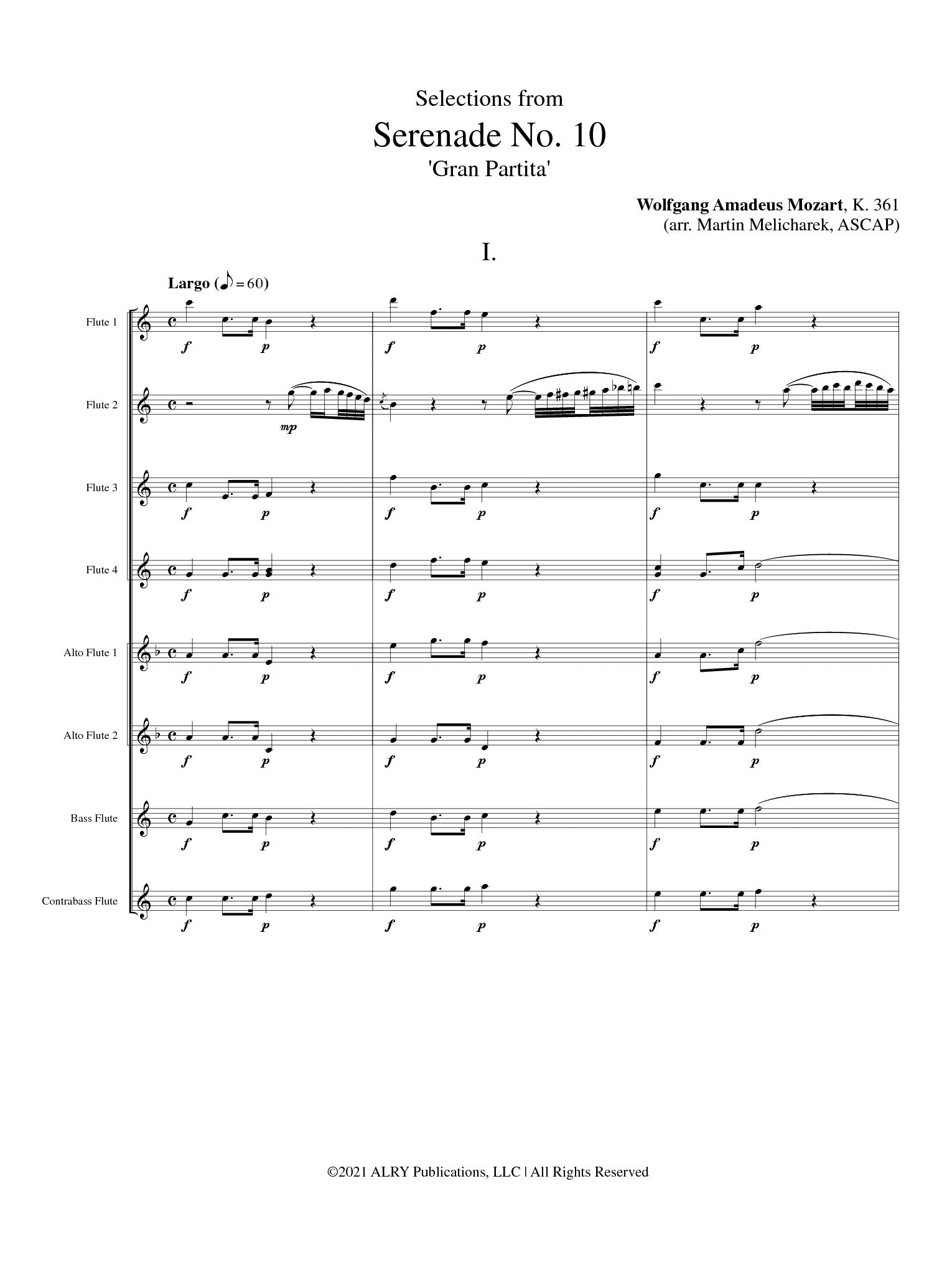 Mozart, WA :: Selections from Serenade No. 10, 'Gran Partita'