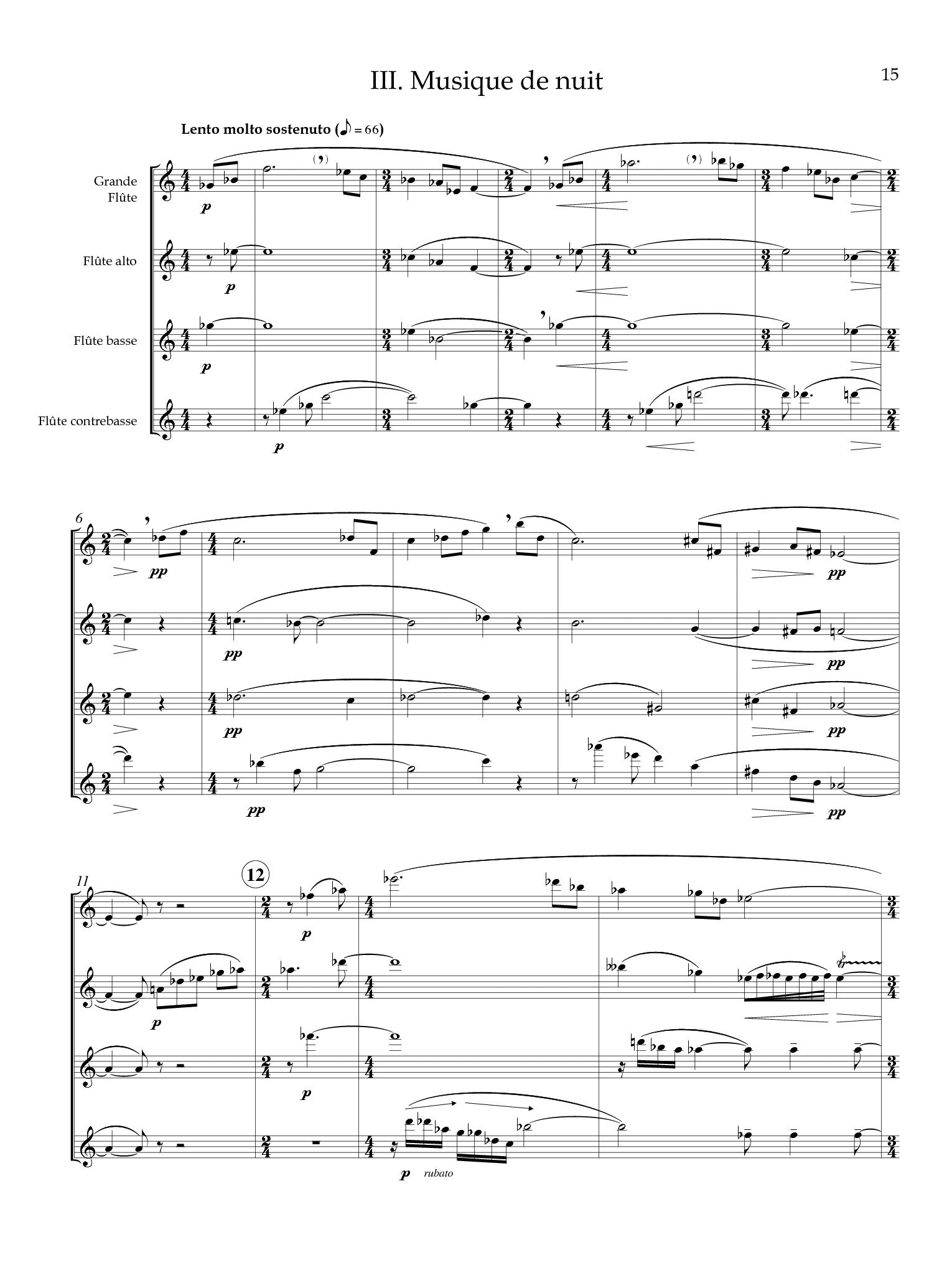 Casterede, J :: Cinq Bagatelles