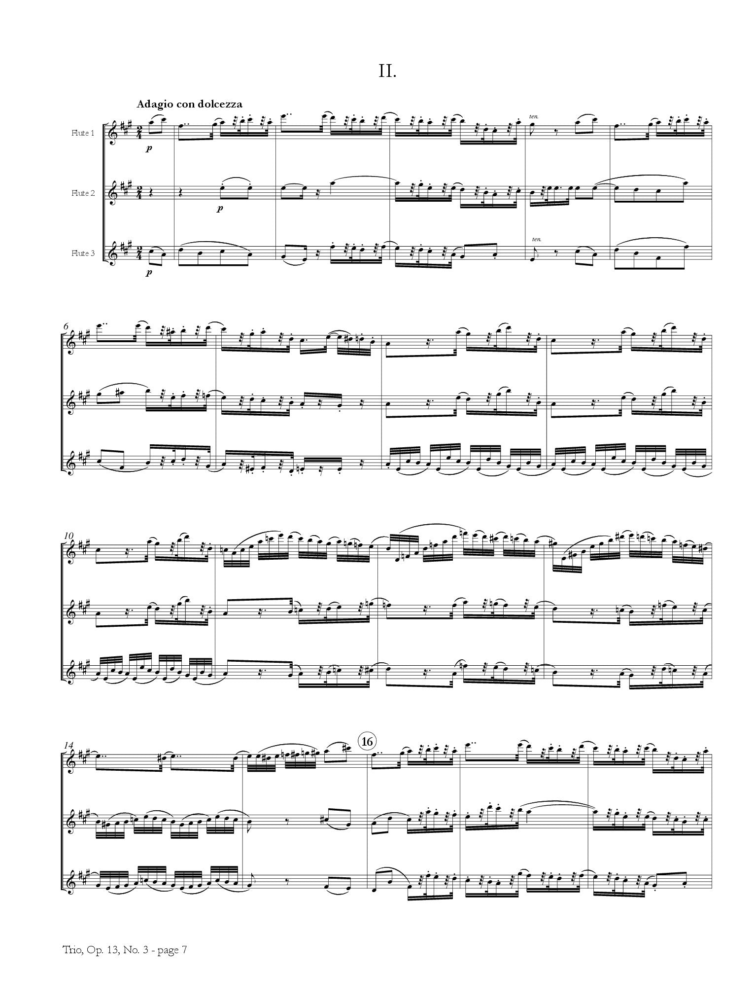 Kuhlau, F :: Trio No. 3 in F Major, Op. 13