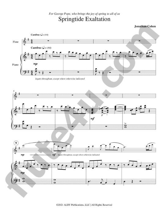 Cohen, J :: Springtide Exaltation