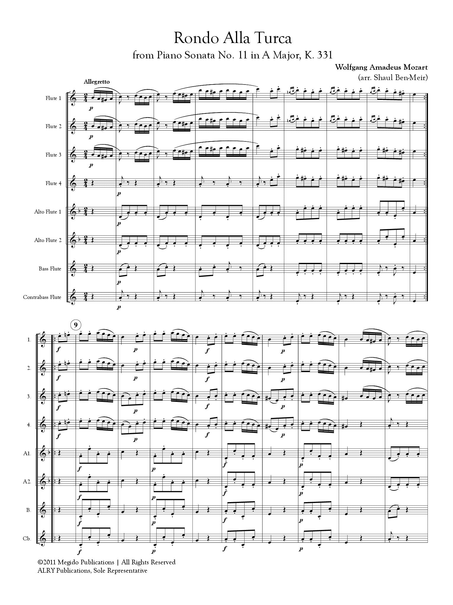 Mozart, WA :: Rondo Alla Turca from Piano Sonata No. 11 in A Major, K. 331