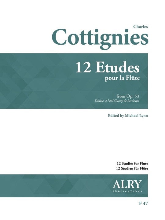 Cottignies, C :: 12 Etudes pour la flute, op. 53