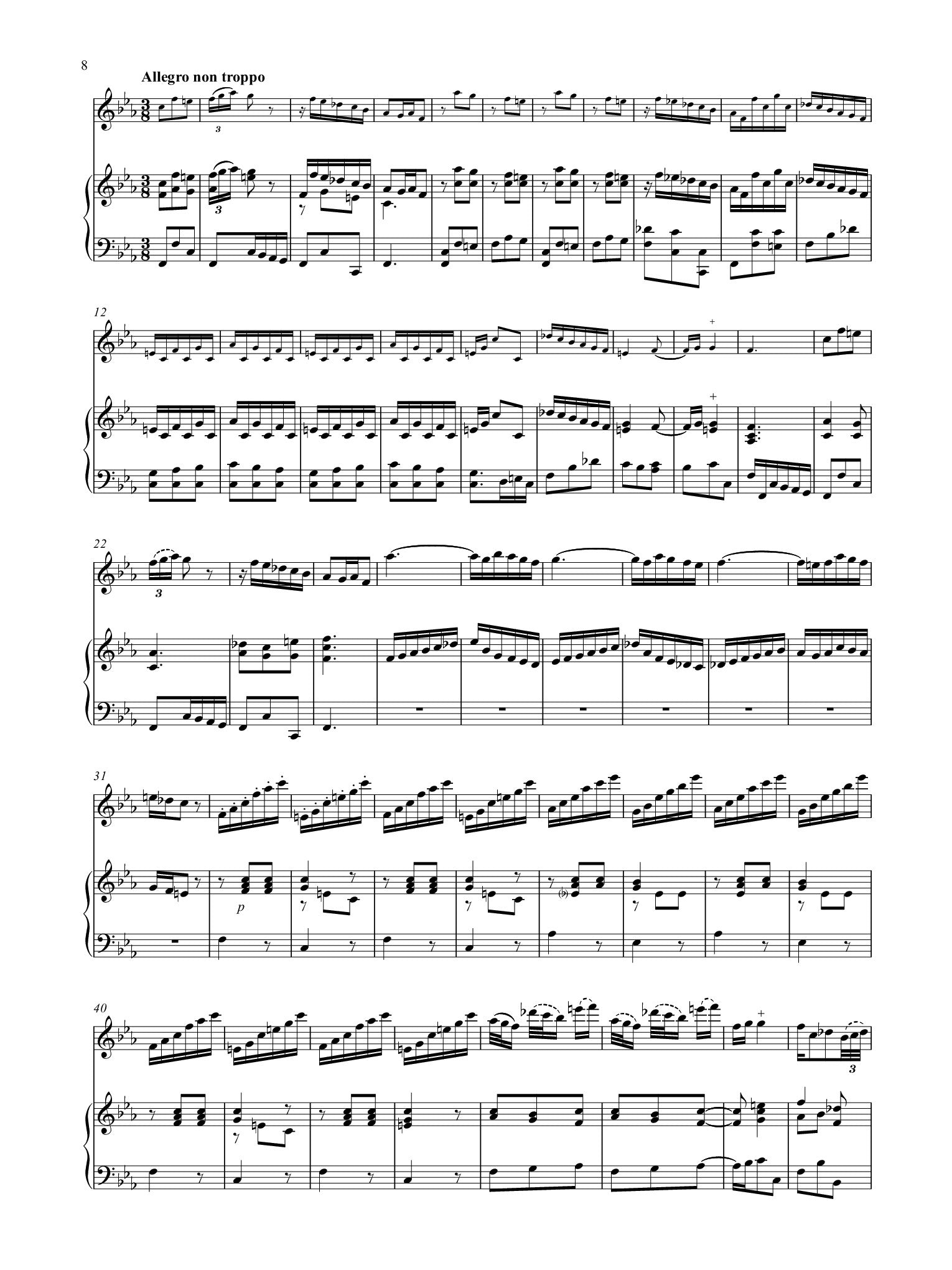 Buffardin, PG :: Concerto in F Minor