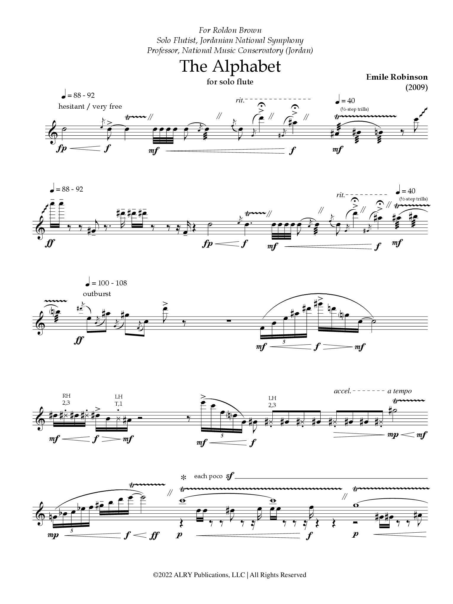 Robinson, E :: The Alphabet