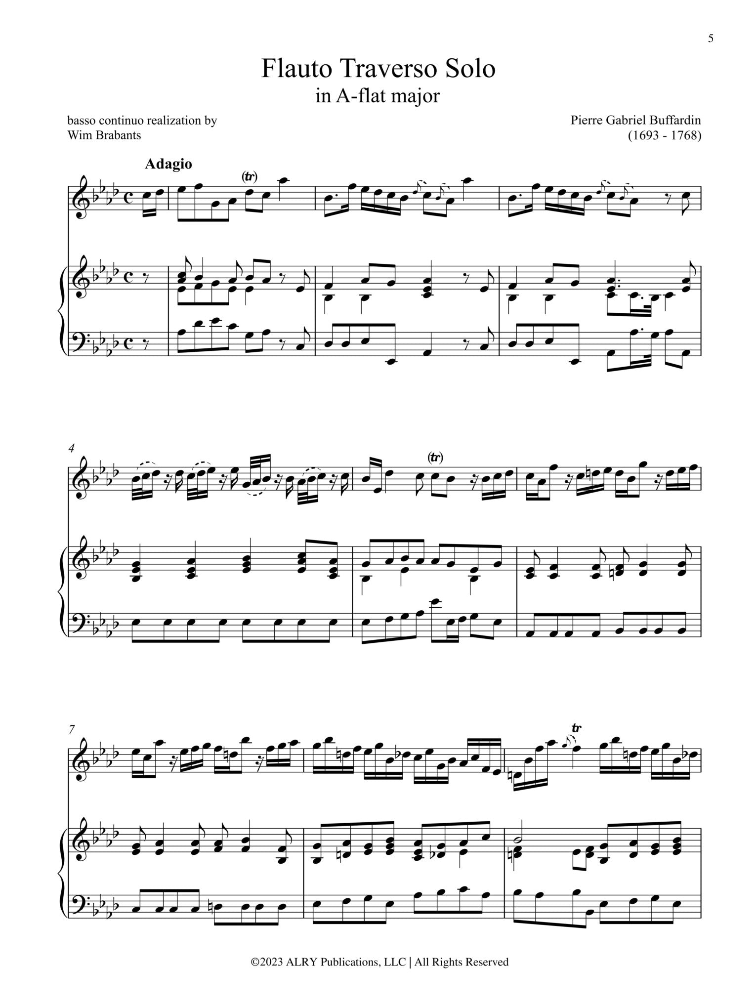 Buffardin, PG :: 2 Sonatas from the Giedde Collection