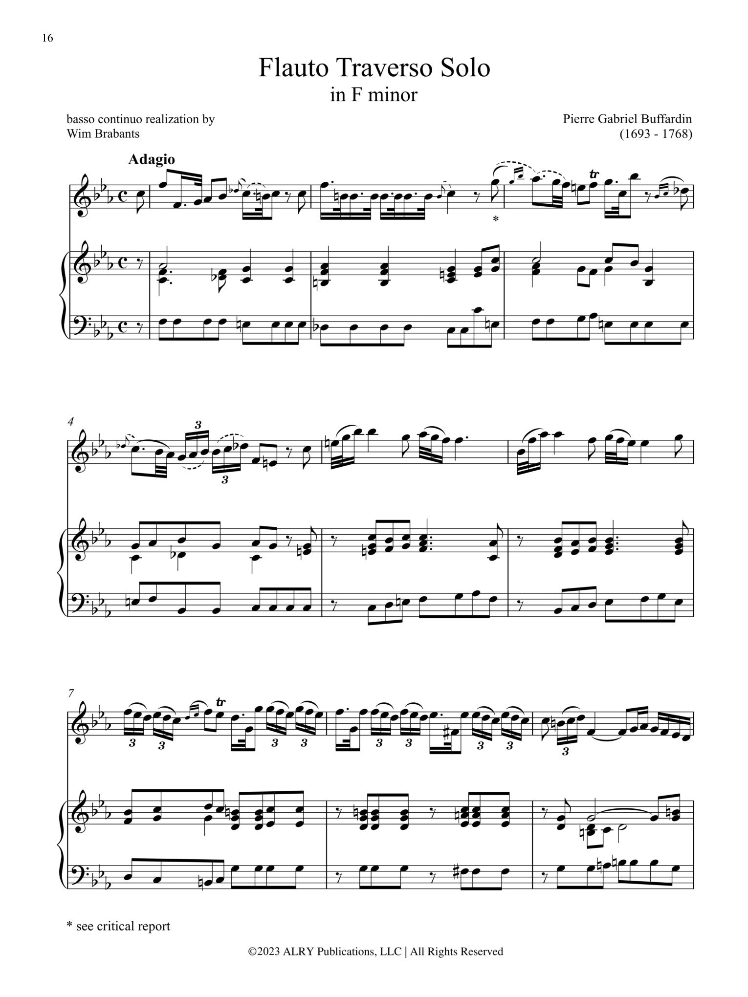 Buffardin, PG :: 2 Sonatas from the Giedde Collection