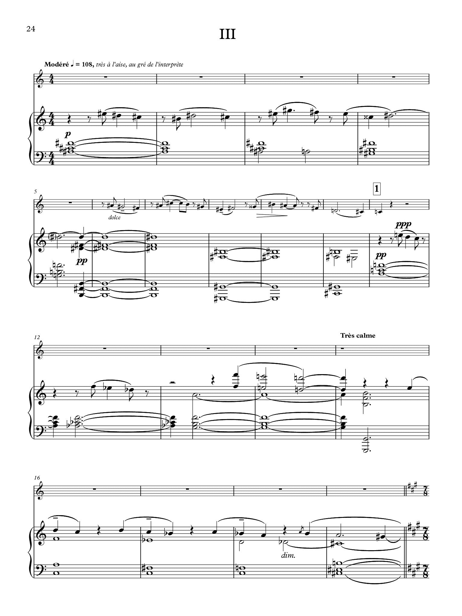 Hahn, R :: Sonata in C Major