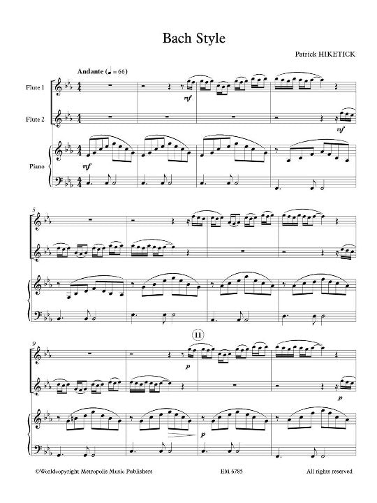 Hiketick, P :: Bach Style