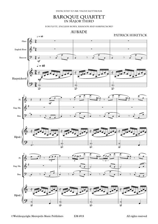 Hiketick, P :: Baroque Quartet in Major Third