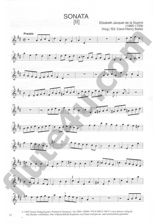 de la Guerre, EJ :: Sonates pour le viollon et pour le clavecin, Vol. 1 [Sonatas for violin and harpsichord]