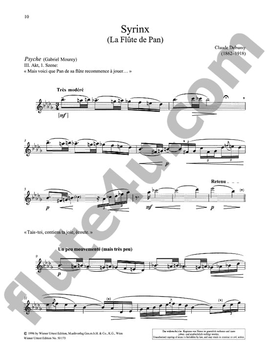 Debussy, C :: Syrinx