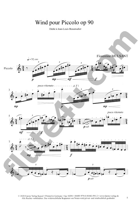 Mulsant, F :: Wind op. 90