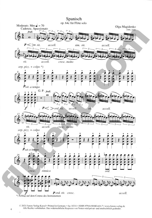 Magidenko, O :: Spanisch op. 64c | Blues op. 44c