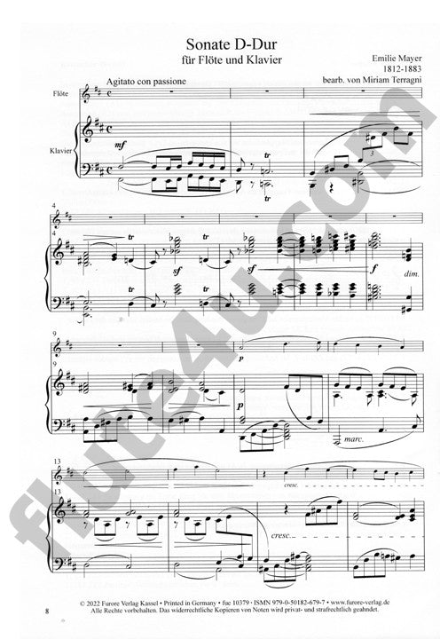 Mayer, E :: Sonate D-Dur [Sonata in D Major]