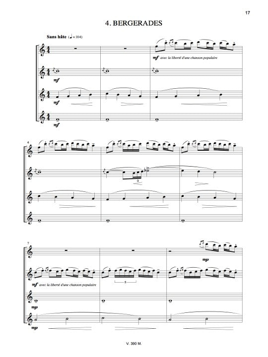 Cesarini, F :: 2nd Flute Quartet Op. 30