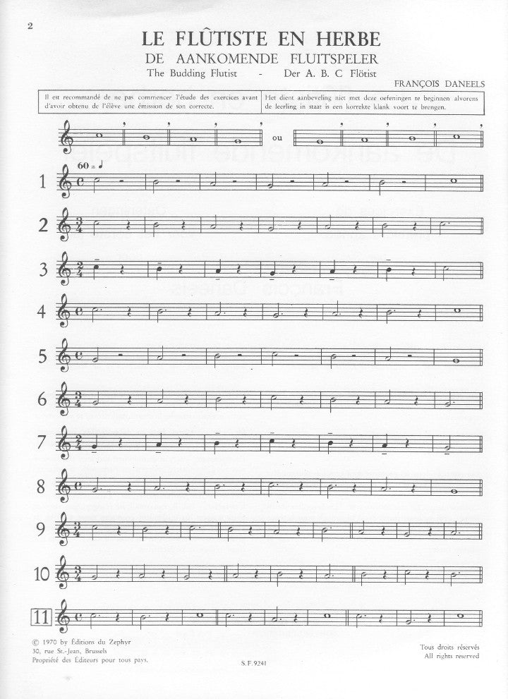 Daneels, F :: Le Flutiste en Herbe [The Budding Flutist]