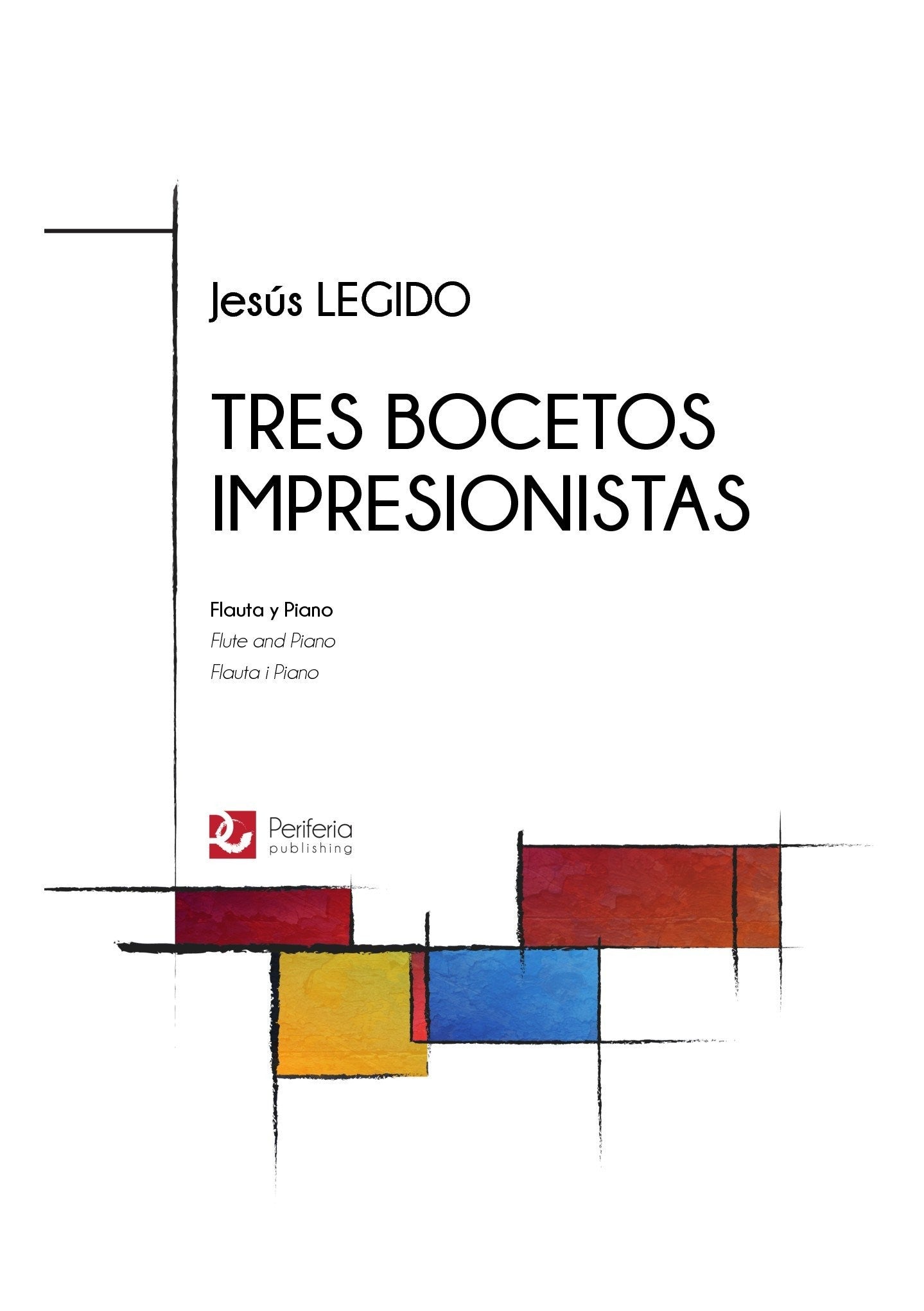 Legido, J :: Tres Bocetos Impresionistas [Three Impressionist Sketches]