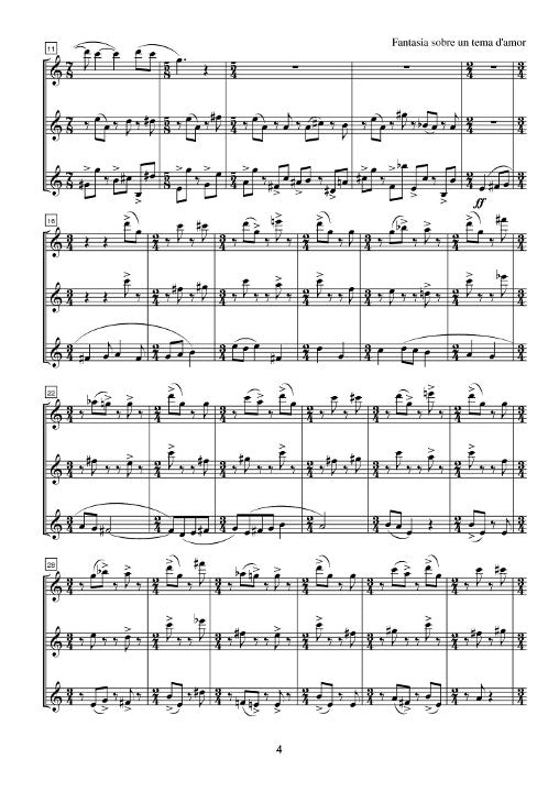 Diaz, N :: Fantasia sobre un tema d'amor [Fantasia on a theme of love]