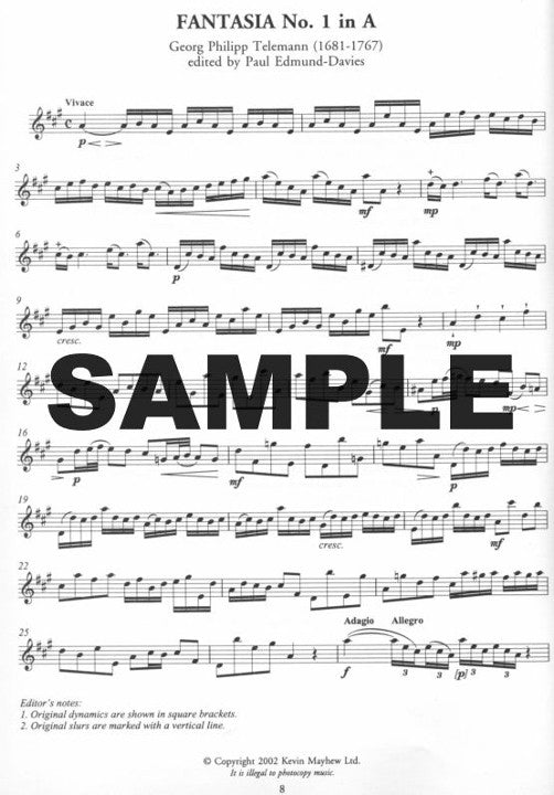 Telemann, GP :: Twelve Fantasias