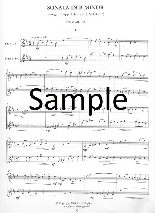Telemann, G :: Six Sonatas: Book Two