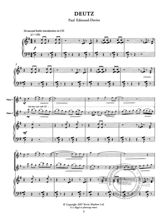 Edmund-Davies, P; Percy, N :: Flute Fusions: Book 3