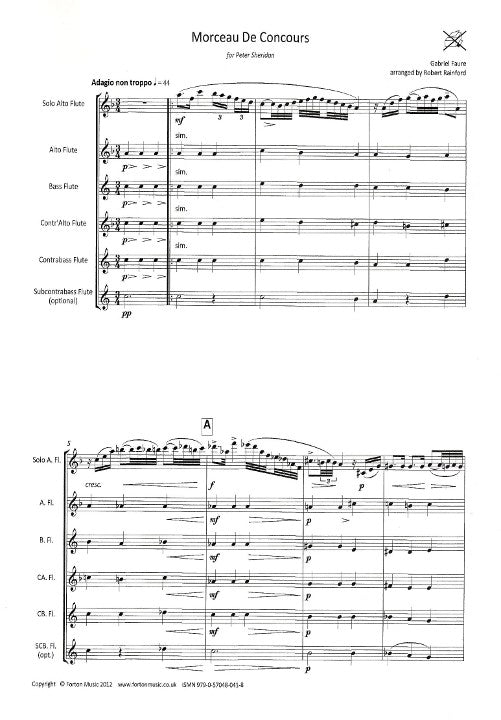 Faure, G :: Morceau de Concours