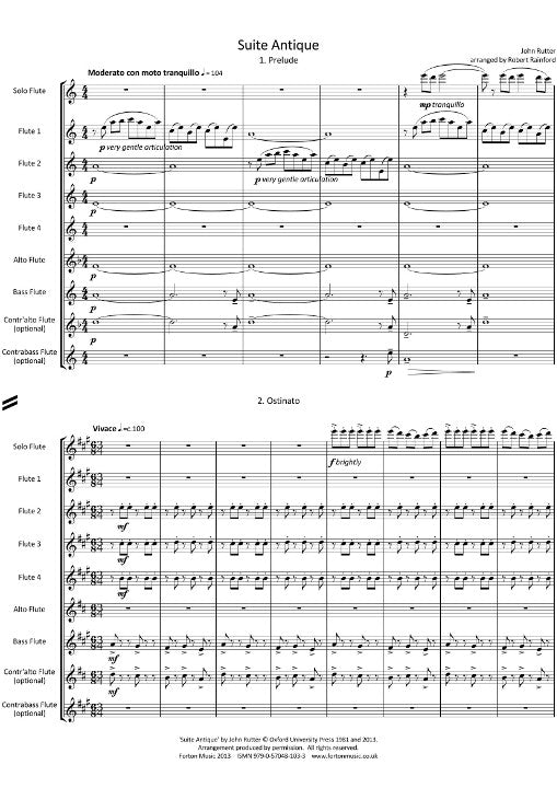 Rutter, J :: Suite Antique