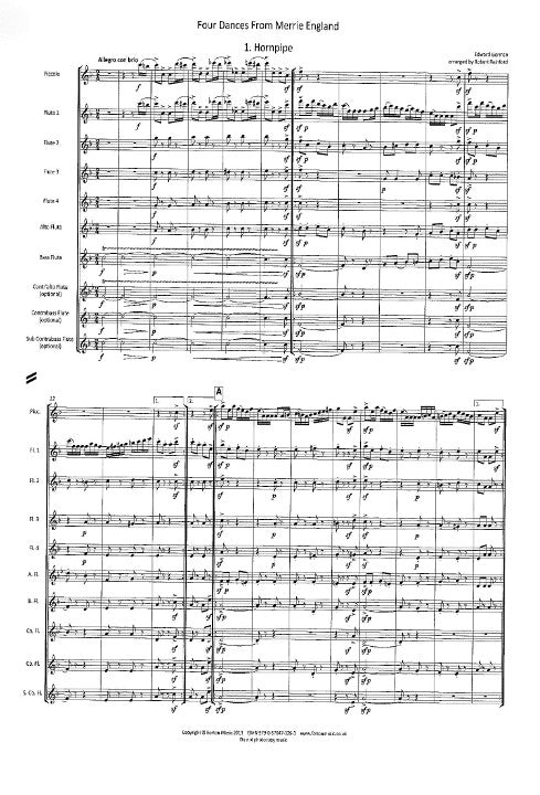 German, E :: Four Dances from Merrie England