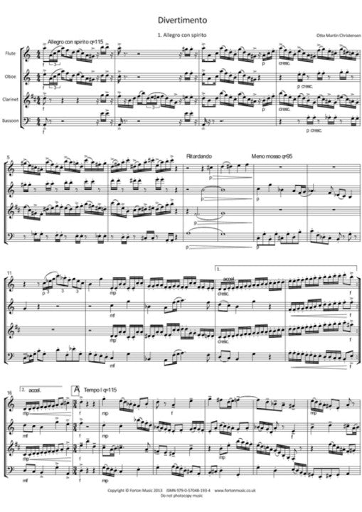 Christensen, OM :: Divertimento