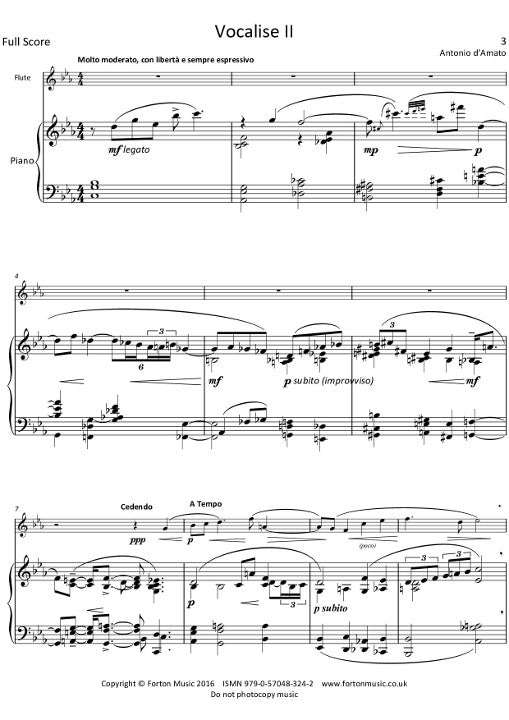 d'Amato, A :: Vocalise II