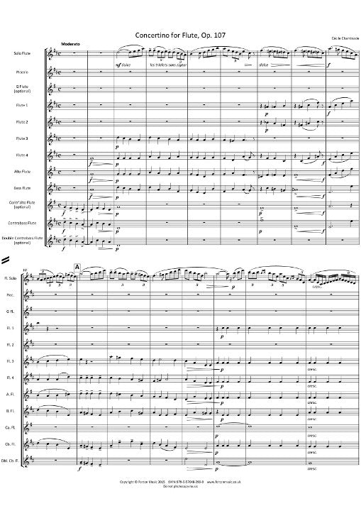 Chaminade, C :: Concertino