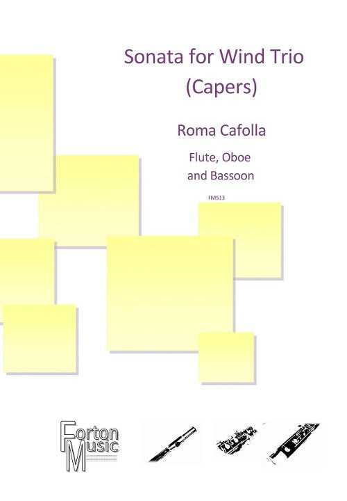Cafolla, R :: Sonata for Wind Trio (Capers)