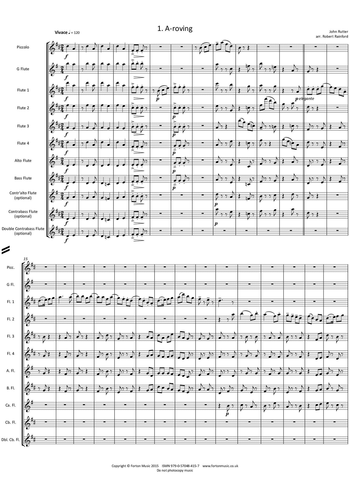 Rutter, J :: Suite on English Folktunes