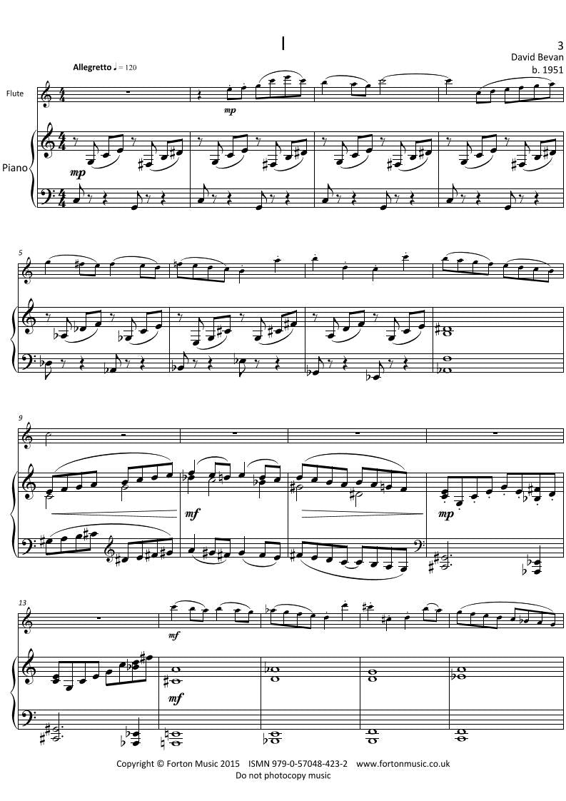 Bevan, D :: Flute Sonata